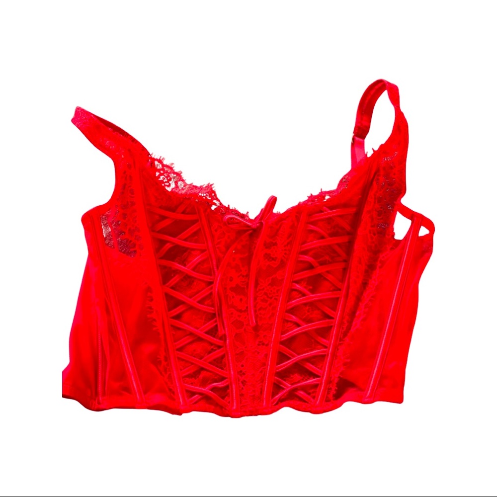 Brand New Red boustire corset.